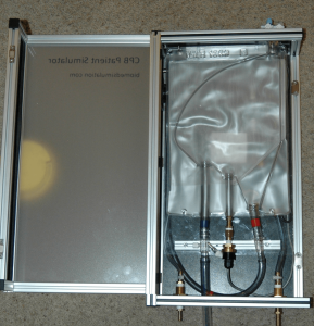 Finished product of first generation CPB Patient Simulator